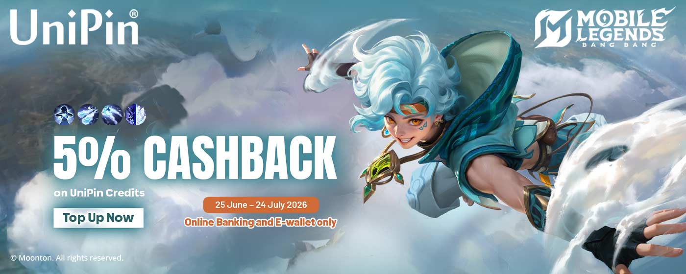 🎮🔥 TOP UP & GET 5% CASHBACK! 🔥🎮
